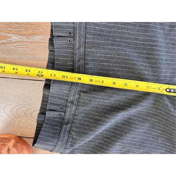 White House Black Market The Relaxed Ankle Pin Striped Paperbag Dress Pant Size - Picture 8 of 9